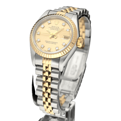 Montre Rolex Lady-Datejust - Montre femme réf. 69173G 26 mm or/acier 58 Facettes ROL/LDJ/609
