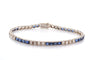 Bracelet Bracelet Art déco 1920 en saphirs et diamants 58 Facettes 27957