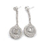 Boucles d'oreilles Boucles d'oreilles années 1930 en or blanc 18 ct et diamants 58 Facettes 90/26 B