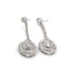 Boucles d'oreilles Boucles d'oreilles années 1930 en or blanc 18 ct et diamants 58 Facettes 90/26 B