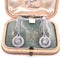 Boucles d'oreilles Boucles d'oreilles années 1930 en or blanc 18 ct et diamants 58 Facettes 90/26 B