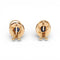 Boucles d'oreilles Boucles d'oreilles - Design contemporain du XXe siècle en or jaune 18 ct, diamants et saphirs 58 Facettes Q290B