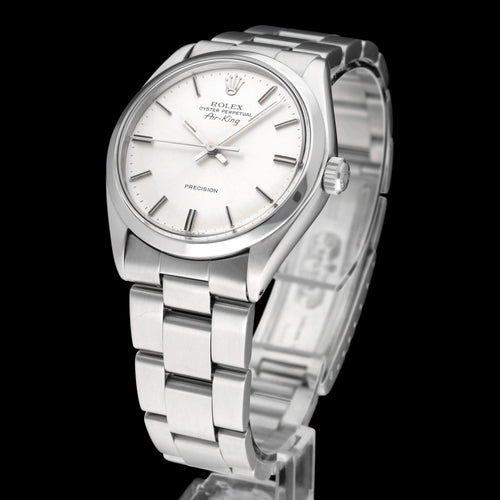 Montre Rolex Air-King Precision réf. 5500 - Montre en acier 34 mm (1978) 58 Facettes ROL/AIK/220
