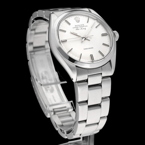 Montre Rolex Air-King Precision réf. 5500 - Montre en acier 34 mm (1978) 58 Facettes ROL/AIK/220