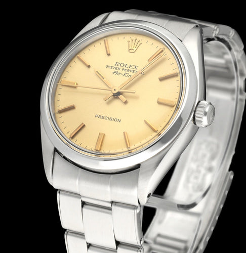Montre Rolex Air-King Precision réf. 5500 - Montre en acier 34 mm (1979) 58 Facettes ROL/AIK/216