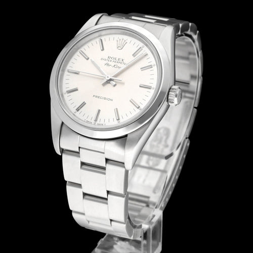 Montre Rolex Air King Precision - Montre automatique réf. 14000 en acier 34 mm 58 Facettes ROL/AIK/213