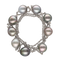 Collier Collier Perles de Tahiti 12 mm – Or Gris 18k – 80 cm 58 Facettes FB11486