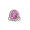 Bague Bague Art Déco Verneuil Rose & Roses de Diamants – Or Gris 18k – Taille 53 – Vers 1930 58 Facettes FB11453