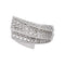 Bague 53 Bague Or blanc Diamant 58 Facettes 4798569RV