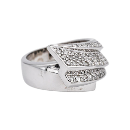 Bague 53 Bague Or blanc Diamant 58 Facettes 4798569RV