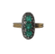 Bague 54.5 Bague marquise XIXe - Trilogie en or rose et argent, diamants 58 Facettes Bague