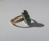 Bague 54.5 Bague marquise XIXe - Trilogie en or rose et argent, diamants 58 Facettes Bague