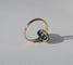 Bague 54.5 Bague marquise XIXe - Trilogie en or rose et argent, diamants 58 Facettes Bague