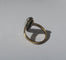 Bague 54.5 Bague marquise XIXe - Trilogie en or rose et argent, diamants 58 Facettes Bague
