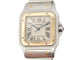 Montre Cartier Santos Galbée - Montre quartz femme en acier et or jaune 58 Facettes 273629