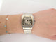 Montre Cartier Santos Galbée - Montre quartz femme en acier et or jaune 58 Facettes 273629