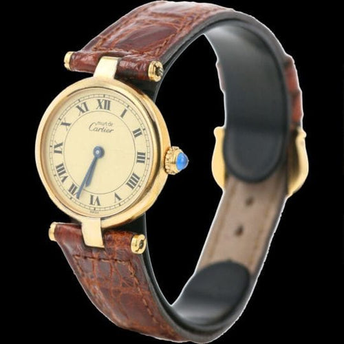 Montre Cartier Montre Must De Cartier Vermeil 58 Facettes MT46001