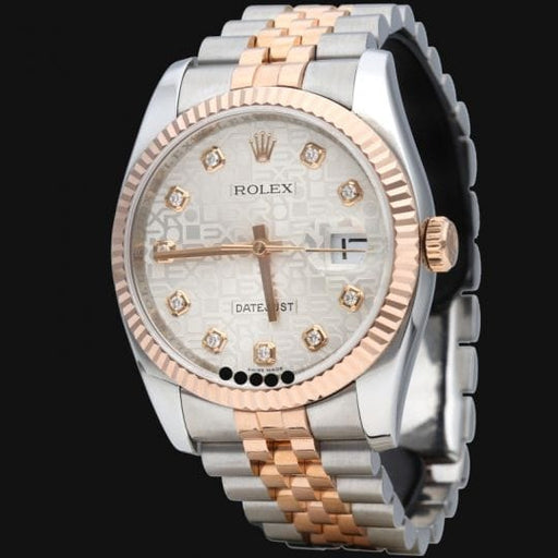 Montre Rolex Montre Date Just 36 58 Facettes MT45937