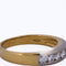 Bague 61 Bague vintage - Alliance en or jaune 18 kt et diamants 58 Facettes AN488 '(0089)
