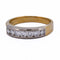 Bague 61 Bague vintage - Alliance en or jaune 18 kt et diamants 58 Facettes AN488 '(0089)