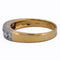 Bague 61 Bague en or jaune 18 kt avec diamants 58 Facettes AN488 '(0089)