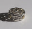 Christofle Symphonie - Bague alliance tressée en or jaune 18 carats et argent 58 Facettes Bague