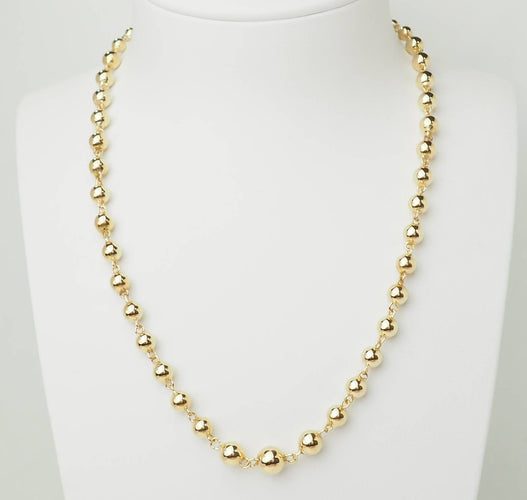 Collier Collier marseillais à boules en chute en or rose 18 kt 58 Facettes 33664