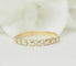 Bague 48 Bague demi-alliance en or jaune et diamants 58 Facettes 33653