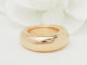 Bague 50 Chaumet - Bague jonc en or rose 18 kt 58 Facettes 33666