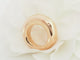 Bague 50 Chaumet - Bague jonc en or rose 18 kt 58 Facettes 33666