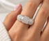Bague 48 Mauboussin Nadja - Bague en or blanc et diamants 58 Facettes 33667