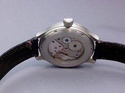 Montre Raidillon - Montre mécanique série limitée n°1 en acier sur cuir 58 Facettes 170096