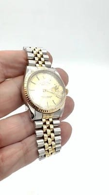 Montre Rolex Oyster Datejust - Montre homme en or et acier 16233 (1987) 58 Facettes 240412