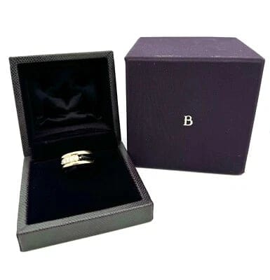 Bague 52 Boucheron - Bague en or 18 carats avec onyx et diamants 1 carat 58 Facettes 190376