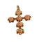 Pendentif Croix - Pendentif en or jaune 18 carats et corail, époque Napoléon III 58 Facettes AB691