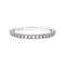 Bague 48 Alliance Chaumet, or blanc et diamants. 58 Facettes 35427