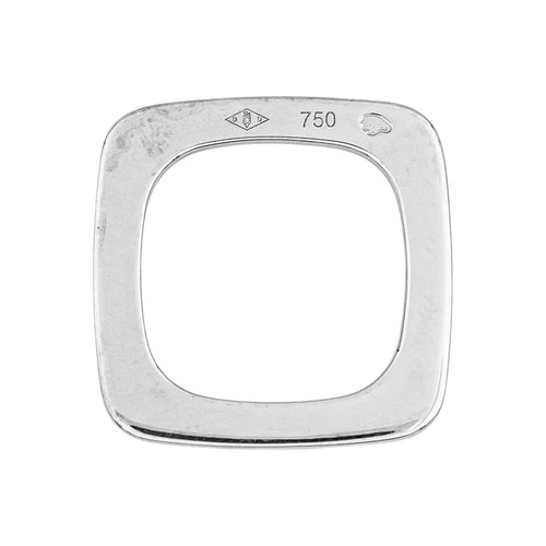 Pendentif Dinh Van Pendentif  Impression Or blanc 58 Facettes 5078100CN