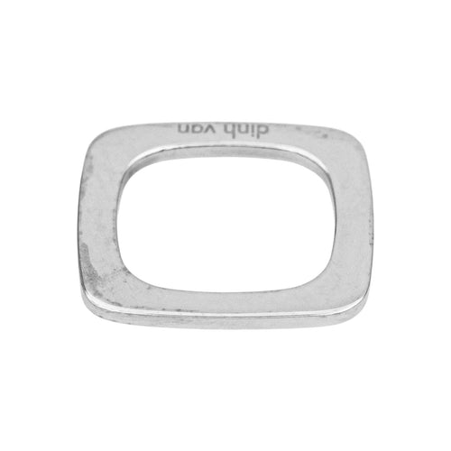 Pendentif Dinh Van Pendentif  Impression Or blanc 58 Facettes 5078100CN