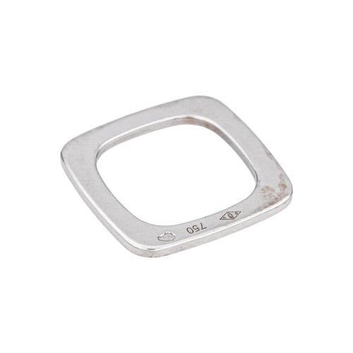 Pendentif Dinh Van Pendentif  Impression Or blanc 58 Facettes 5078100CN