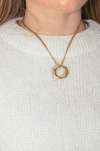 Collier Cartier Collier Trinity Or rose, Or jaune, Or blanc Diamant 58 Facettes 5422110RV