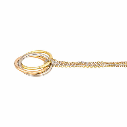 Collier Cartier Collier Trinity Or rose, Or jaune, Or blanc Diamant 58 Facettes 5422110RV