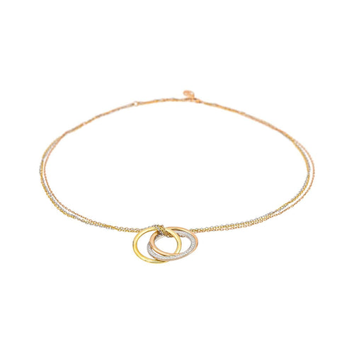 Collier Cartier Collier Trinity Or rose, Or jaune, Or blanc Diamant 58 Facettes 5422110RV