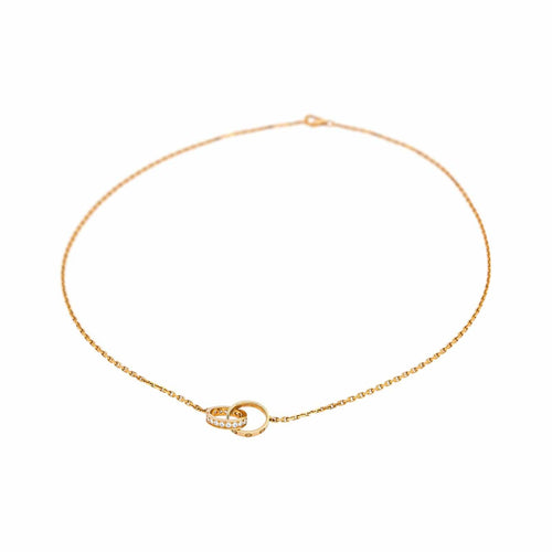 Collier Cartier Collier Love Or rose Diamant 58 Facettes 5422109RV