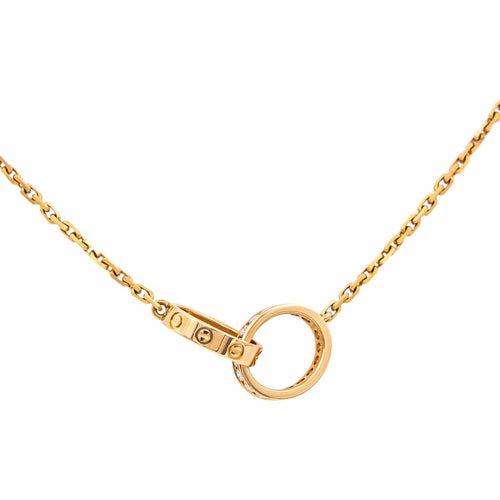 Collier Cartier Collier Love Or rose Diamant 58 Facettes 5422109RV