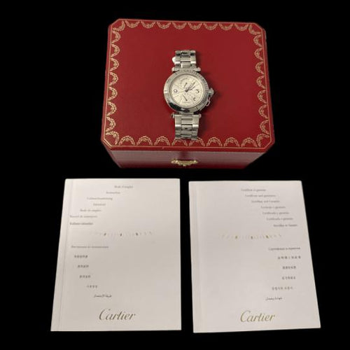 Montre Cartier Montre Pasha Gmt Power Reserve 58 Facettes MT45776