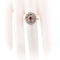 Bague 58 Bague victorienne en or jaune 18 ct, rubis et diamants 58 Facettes AN626 '(00219)