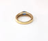 Bague 52 Bague jonc en or jaune 18K avec saphir et diamants 58 Facettes Bag.Jonc.Saph-2047