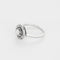 Bague 50 Charmante bague cible en or blanc et diamants 58 Facettes B260067