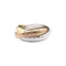 Bague 50 Bague Cartier, "Trinity Classique", trois ors. 58 Facettes 35034