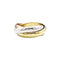 Bague 50 Bague Cartier, "Trinity Classique", trois ors. 58 Facettes 35034